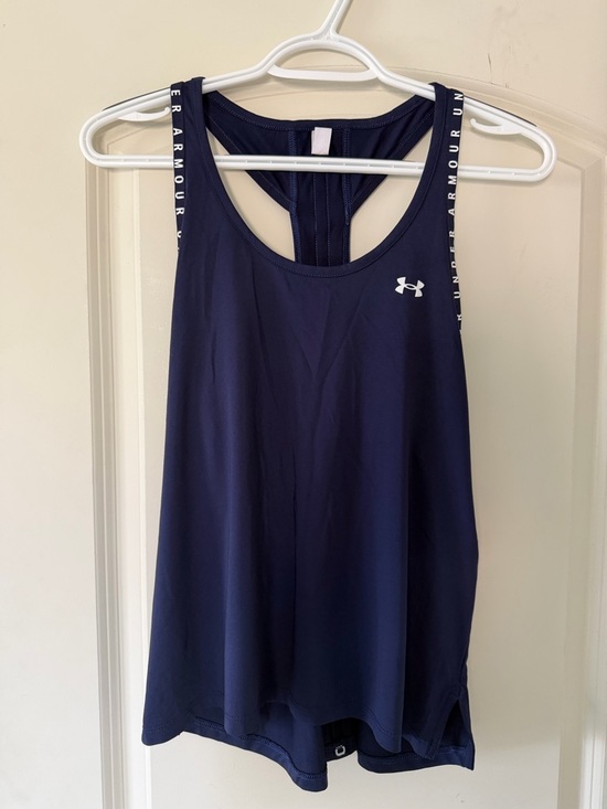 Under Armour Tops - Under Armour Women’s Navy Performance Racerback Tank Size S